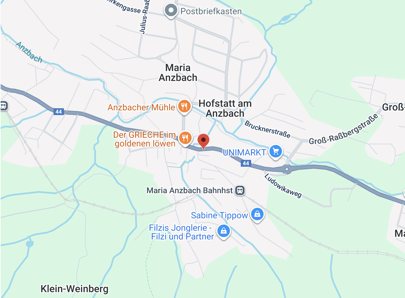 Lageplan Ordination Herz im Zentrum